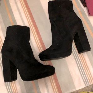 EUC H&M platform chunky booties size 38